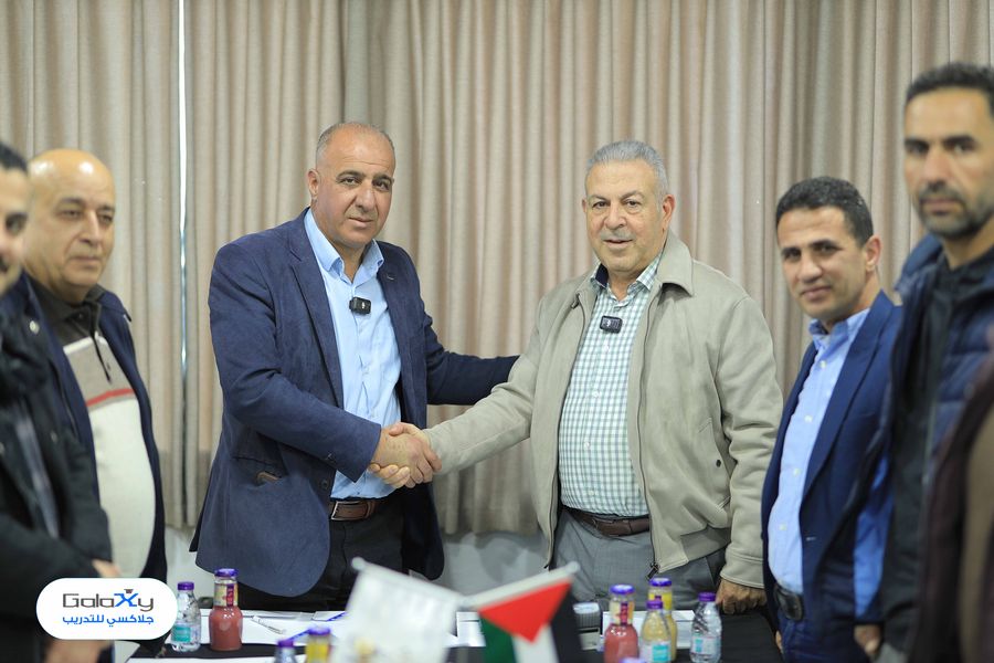 جلاكسي للتدريب يوقّع اتفاقية تعاون مشترك مع نادي الأسير الفلسطيني في نابلس
