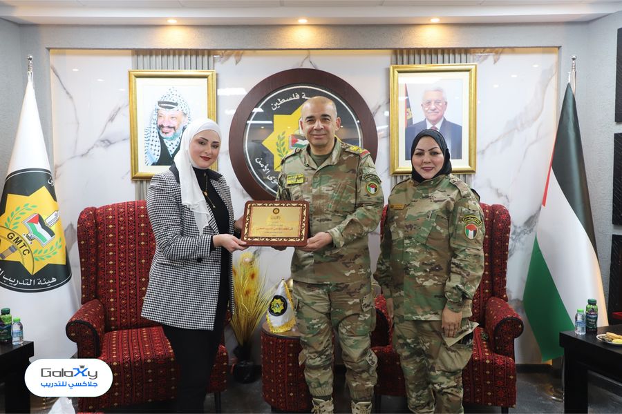جلاكسي للتدريب يعزّز التعاون مع هيئة التدريب العسكري لقوى الأمن في بيت لحم
