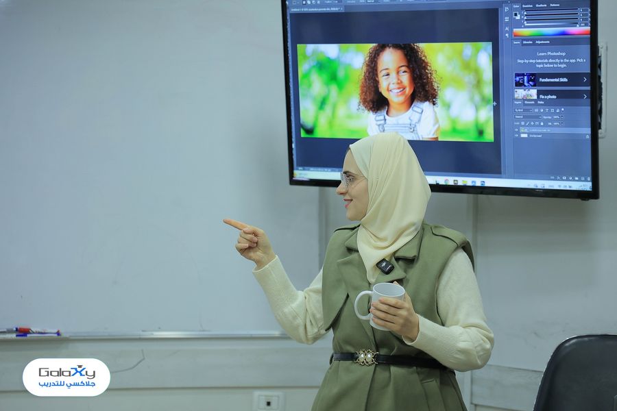 جلاكسي للتدريب ينفذ ورشة الطباعة الحرارية على المنتجات في نابلس