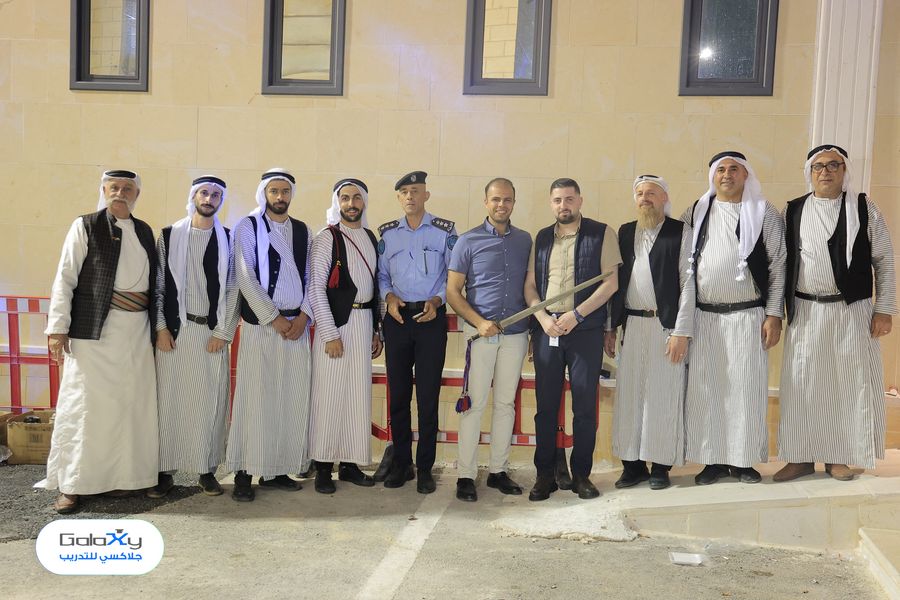جلاكسي للتدريب يشارك في فعاليات عيد الشرطة الفلسطينية في نابلس