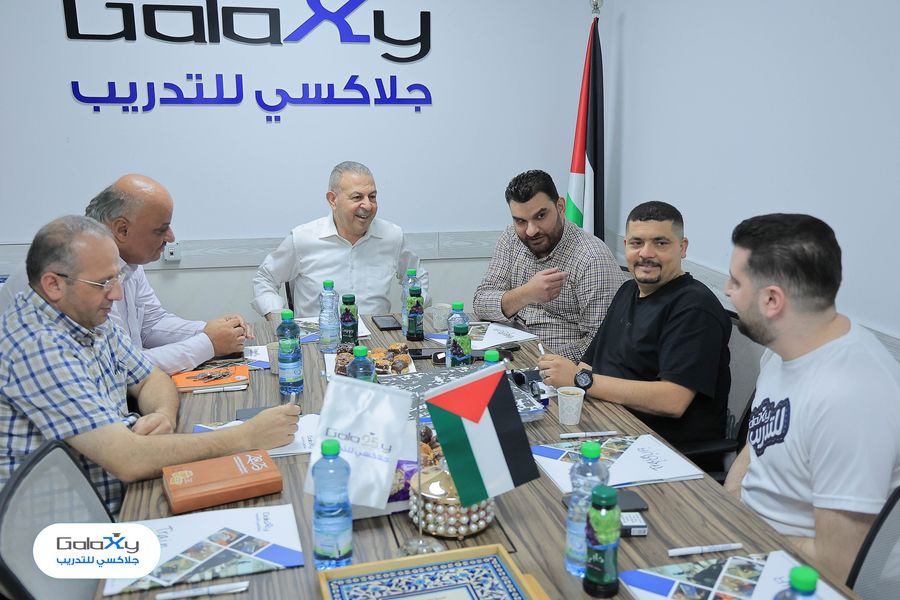 زيارة وفد مجلس التشغيل والتدريب المحلي إلى مركز جلاكسي للتدريب في نابلس